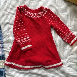 Roots Red and White Kids Dress